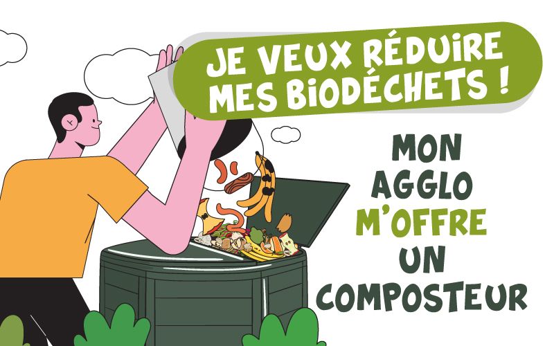 Je trie mes déchets verts dans mon jardin